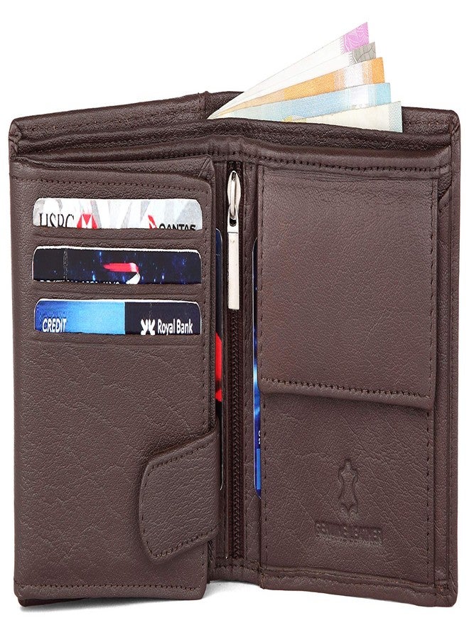 WildHorn Carob Brown Leather Men's Wallet & Belt Combo Set (WH1253B) - Image 3